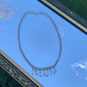 handmade silver chain necklace